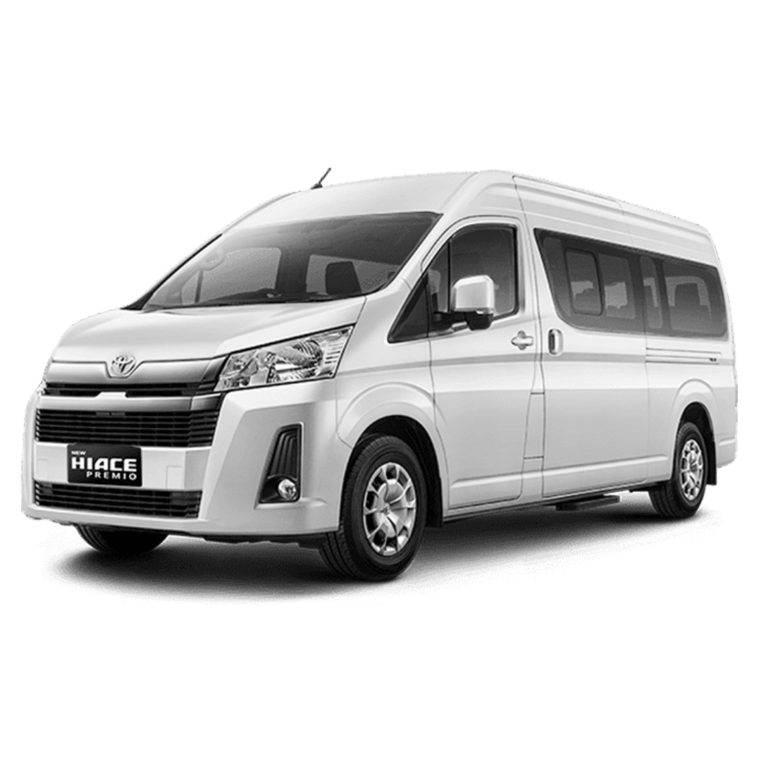 Kendaraan van untuk layanan Hiace Premio
